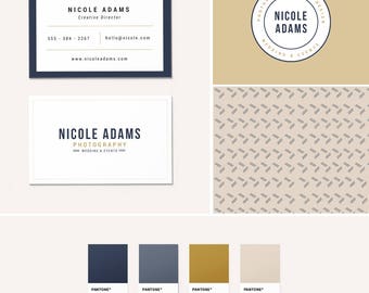 Pre-Made Branding Kit - Logo Design - Business Cards - Pattern Design