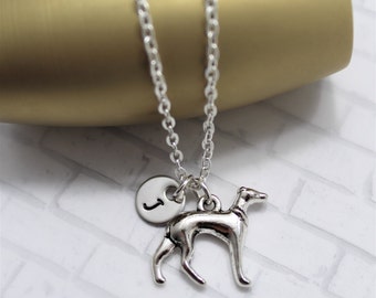 Italian Greyhound Necklace - Greyhound Jewelry - Personalized - Animal Lover - Greyhound Gifts