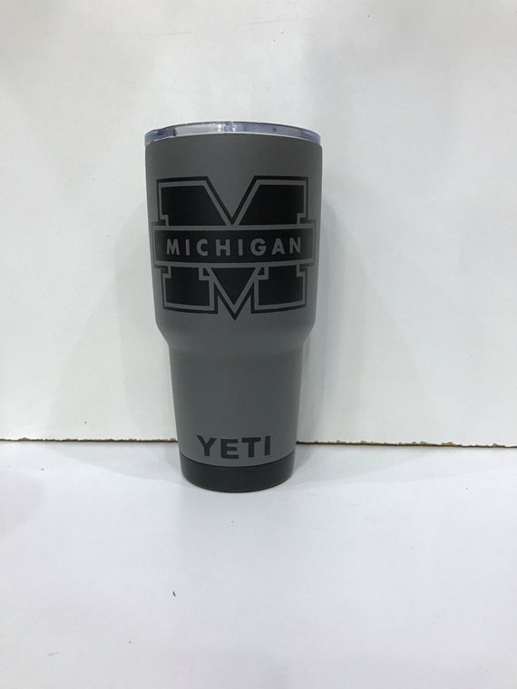 Michigan Wolverines YETI Cup Custom Powder Coated by batreasures85