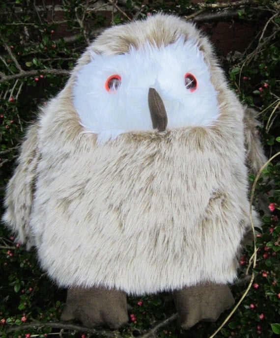 Barn Owl Toy,  Stuffed Toy Owl, Fluffy Barn Owl Toy, Brown Cuddly Toy, Cool Toddlers Toy, Collectible Toy, Cool Toy for Tots, Kids Toy Gift.