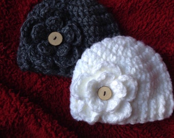 Chunky Winter Baby Girl Hat