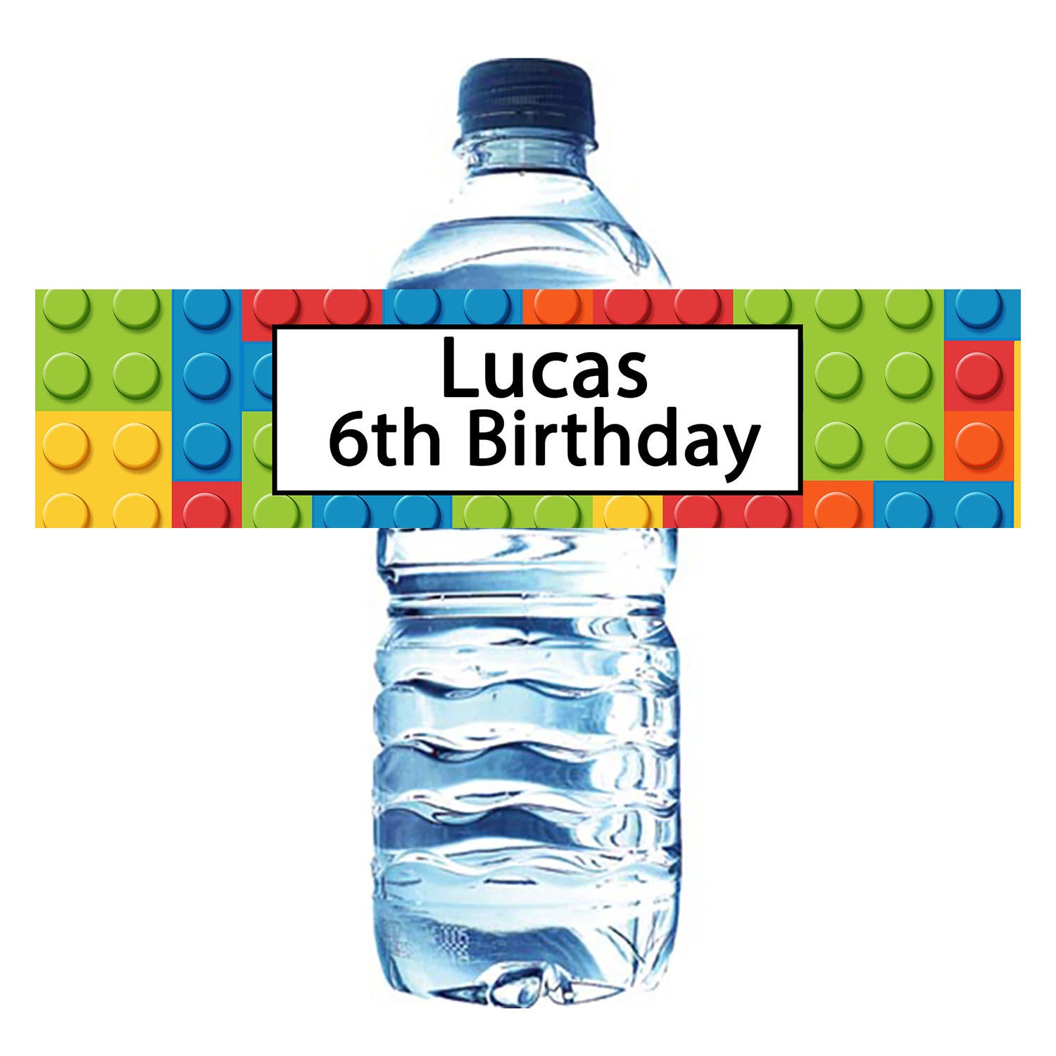 100 Waterproof 20 Lego Personalized Water Bottle Labels Girls