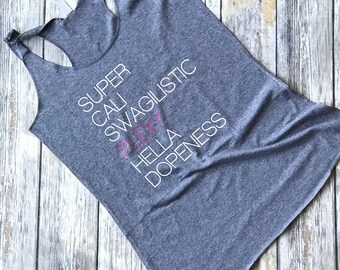 Swagilistic, Plexus racerback tank or tri-blend tee