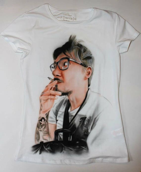 Custom airbrush  T Shirt Portrait  Your Picture