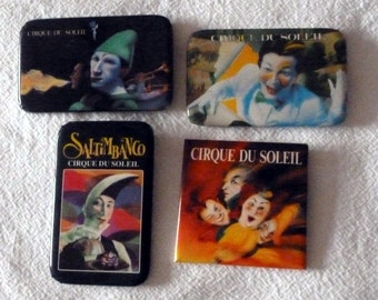 VINTAGE Set of Four Cirque du Soleil pins