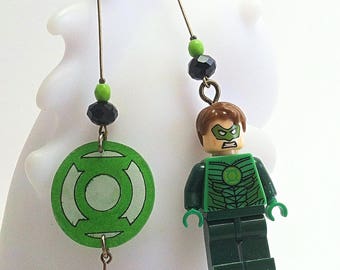 Green Lantern earrings