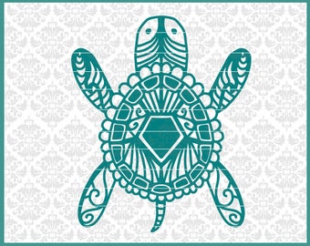 Download Turtle mandala | Etsy