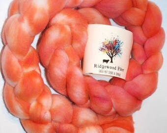 4oz Organic Polwarth Roving (combed top)