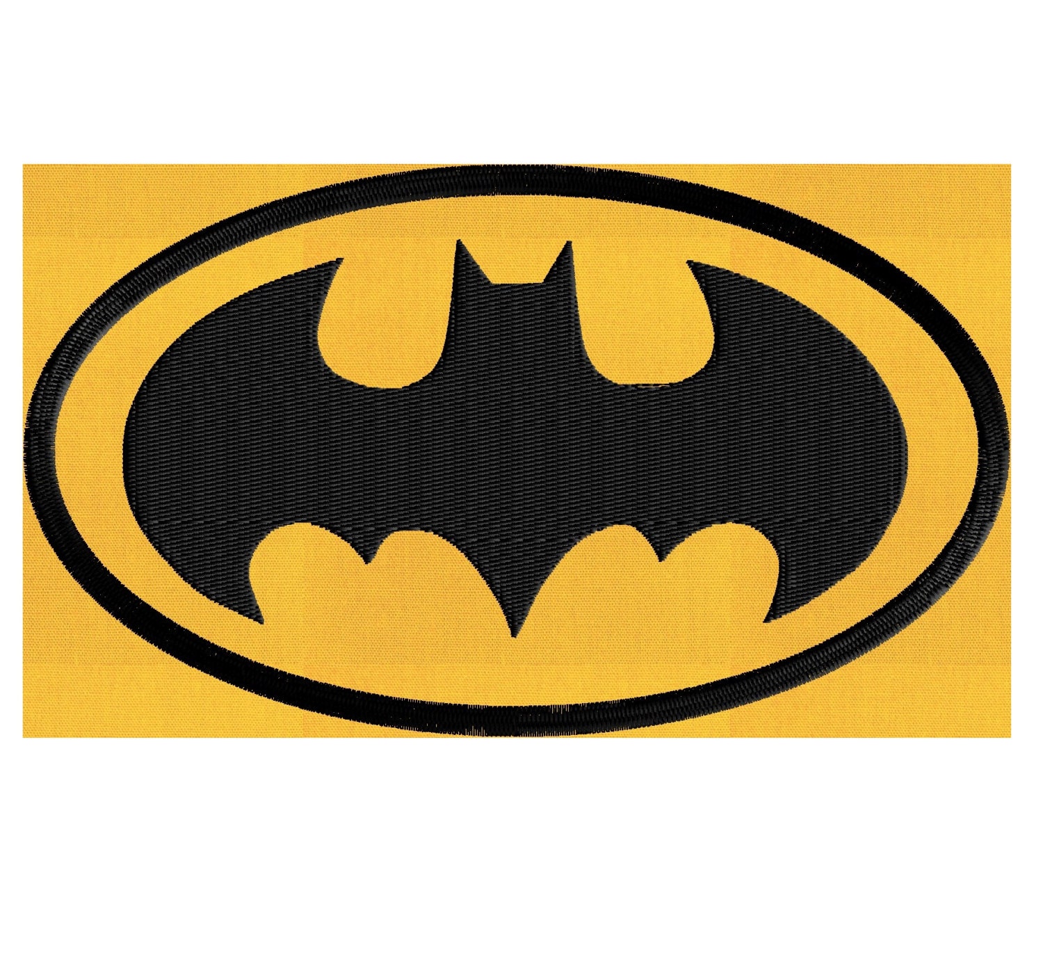 BATMAN Embroidery Design EMBROIDERY Design FILE Instant