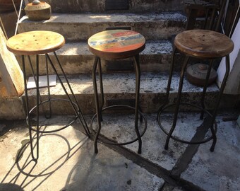 Hairpin Leg Bar Stool - wood bar stools - hairpin bar stool - TOP DEAL 65USD/57EUR + SHIPPING