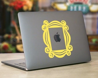 Friends TV Show Peephole Frame MacBook Decal-Monica's Apartment Friends-Friends Stickers- Friends Laptop Accessories