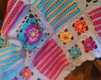 Shabby Chic Baby Blanket