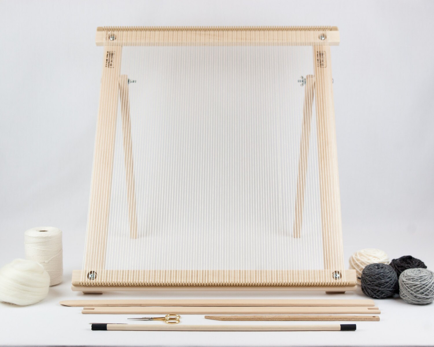 Weaving Loom with Stand Kit Grey