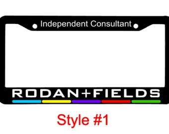Rodan and Fields Car License Plate Frame, R + F Car Decal, Rodan & Fields, RF Decal, R+F Decal, R+F