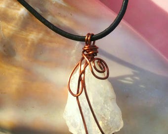 Leather Quartz and Copper