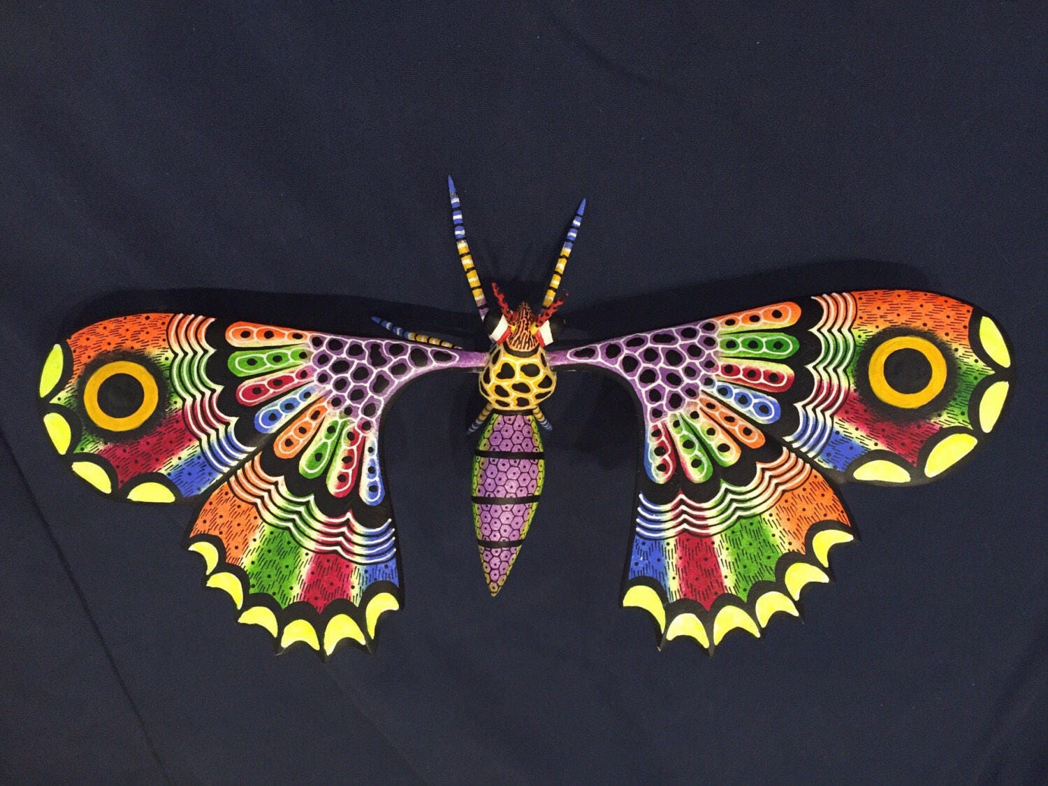 Alebrije - 7 Butterfly by Zeny Fuentes