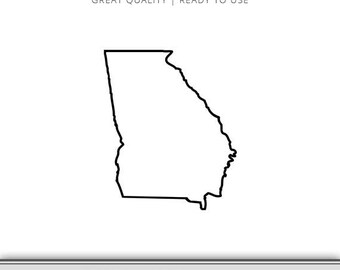 Dirty Birds Atlanta Georgia State Graphic Georgia Silhouette