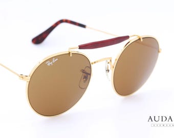 Vintage B&L Ray Ban U.S.A. outdoorsman round sunglasses
