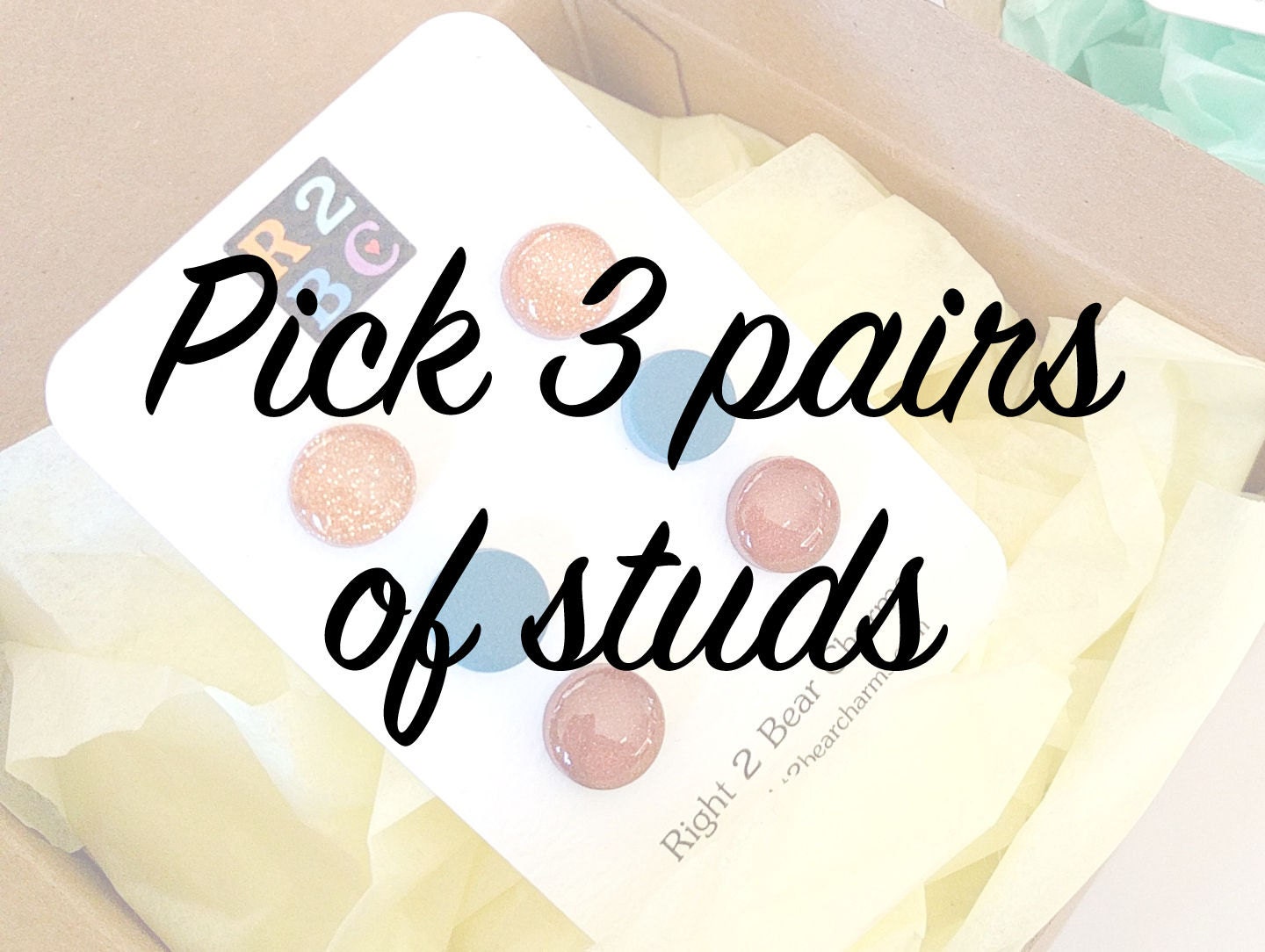 Pick 3 Pairs of Studs Gifts Under 25 Gifts for Mom Gifts