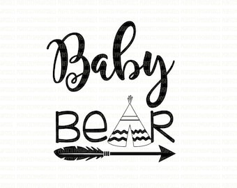 Download Baby bear svg | Etsy