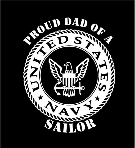 Us Navy Proud Mom Proud Dad Vinyl Decal Car Truck Auto Vehicle 