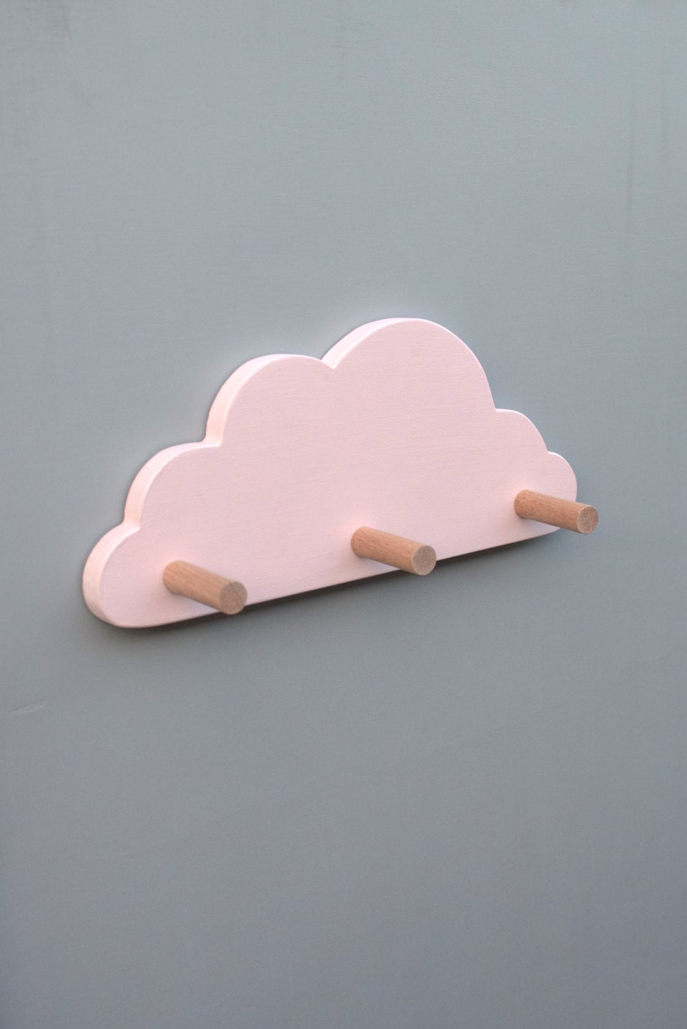 Wall Hooks For Kids Pink Cloud Coat Hook Pink Nursery Decor