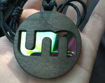 Umphrey's Mcgee Iridescent Wooden UM pendant