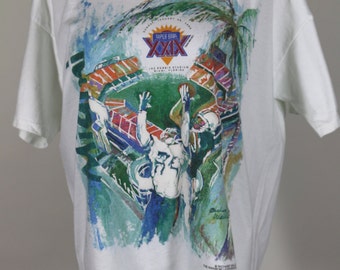 Super Bowl 1995 Richard Wallich Tee Shirt Extra Large