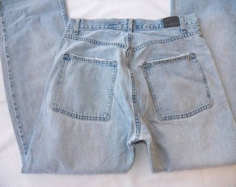 VINTAGE Levi's Men's Jeans 33x32 SilverTab Light Wash Straight Leg 44560-0823