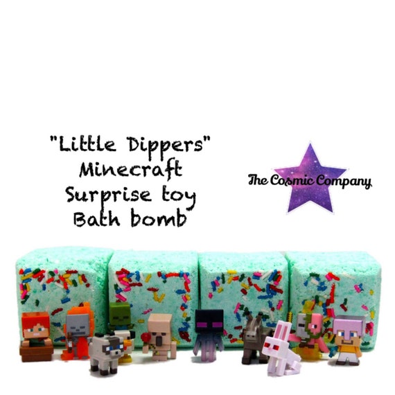 Minecraft surprise toy bath bomb