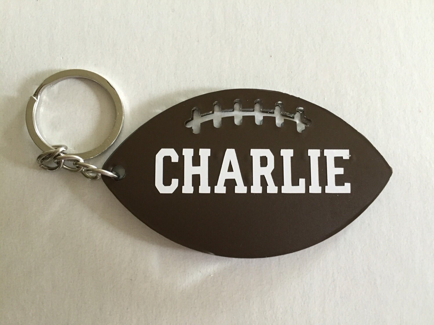 Personalized Football keychain Personalized Football