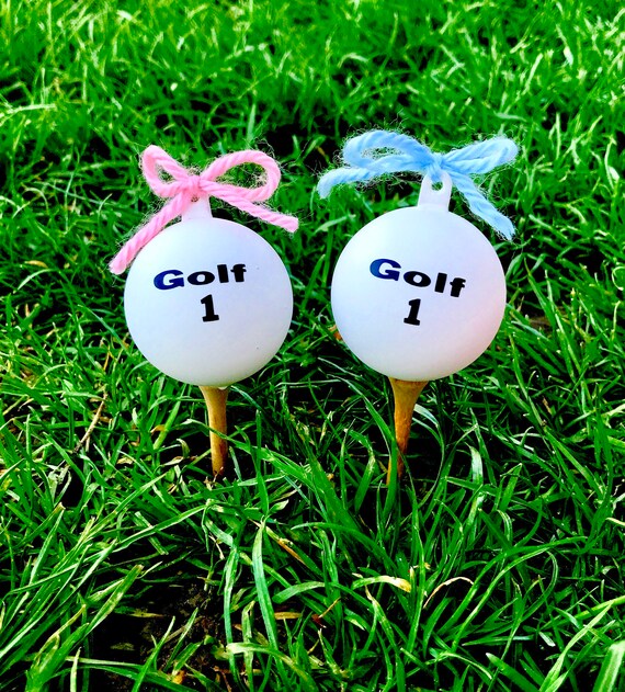 Golf Ball Gender Reveal Gender Reveal Ideas Gender Reveal