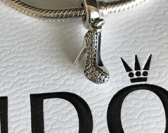 Pandora Sparkling Stiletto, Clear CZ Dangle Charm #791536CZ