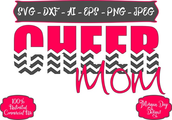 Download Cheer Mom SVG Cheer SVG Chevron SVG Cheerleader svg