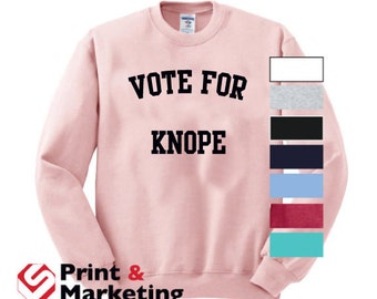 Parks and Recreation Sweatshirt crewneck Ludgate Pawnee Knope Swanson rat li'l sebastian Leslie Mouse Dwyer Vote Knope Parks and Rec Custom