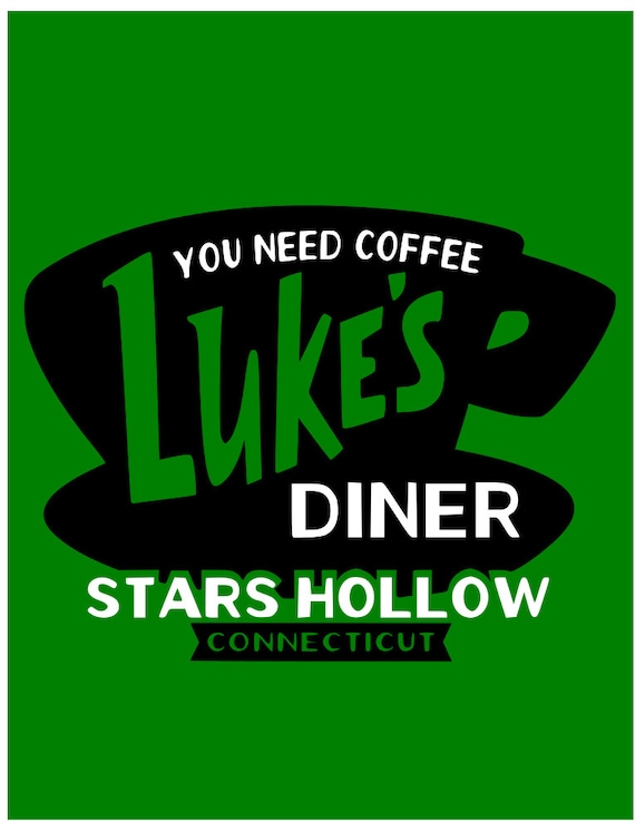 Download Luke's Diner - svg file from MamasControlledChaos on Etsy Studio