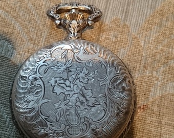 Gents Shivas incabloc hunter Pocket Watch With An Antique Car Design