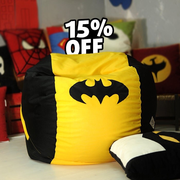 Batman bean bag chair cover adult lounge chair Teen & Adult
