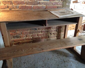 French double child's desk