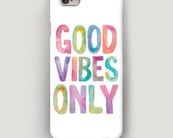 iPhone 7 Case Positive, iPhone 6 Plus Multicolor Case, iPhone SE Case, iPhone 5 Case, Good iPhone Case, Apple Accessory Case iPhone 6S White