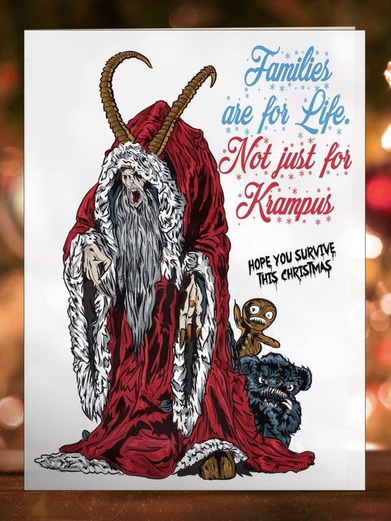Krampus Christmas Card