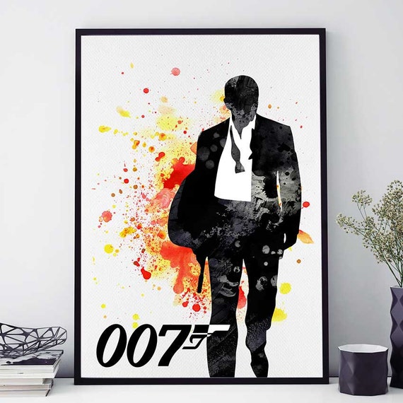 James Bond Decor Casino Royale Poster James Bond by PointDot