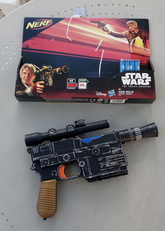Han Solo blaster custom Nerf version StarWars by Propsbuilder