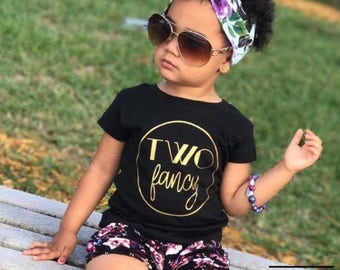 Two fancy | Two year old birthday shirt | Two year old birthday for girl | Fancy birthday shirt | Girl birthday shirt | Birthday shirt
