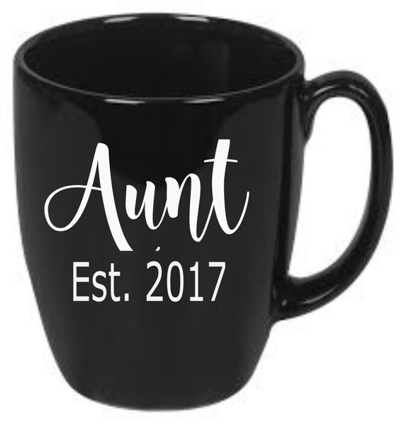 Items similar to Aunt and Uncle estabished mug/Custom gift to announce