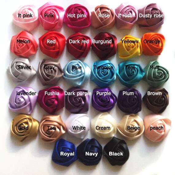 25 SALE WHOLESALE Satin Roses Satin by NewYorkButtonSister
