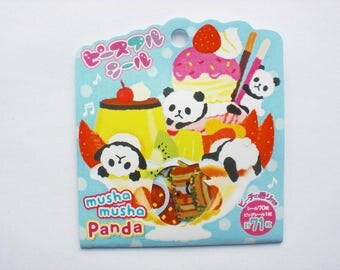 Mind wave panda sticker sack