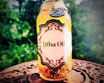 Litha - Summer Solstice - Midsummer Sabbat Ritual oil - Pagan - Ritual Supplies - Wicca - Witchcraft - Altar - Full Moon