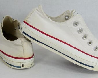 Rare Vintage Converse All Star Chuck Taylor Low Shoes Made in USA 6.5