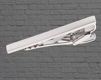 Tie Clip/Tie Bar - Silver - 1 3/4"